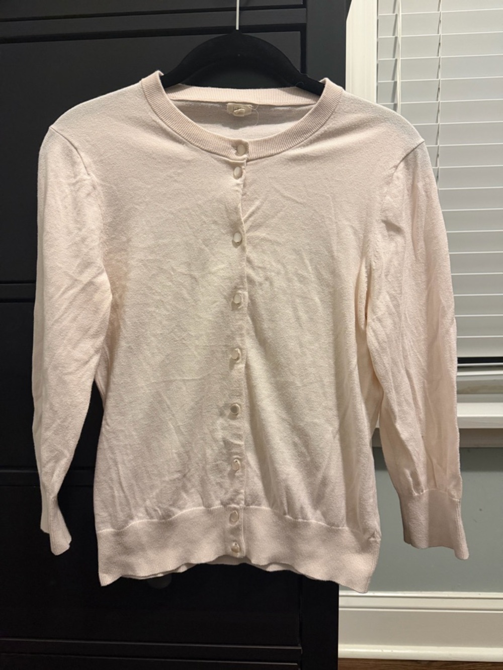 J. Crew Cream Knit Cardigan